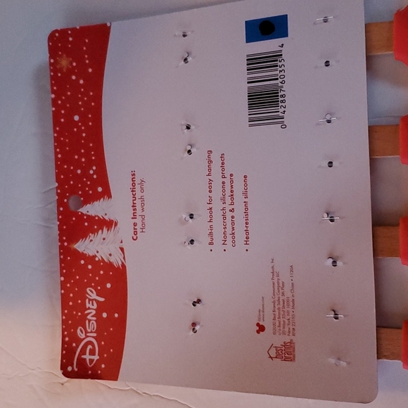 DISNEY Mickey Mouse Spatula 5 Set Christmas Gingerbread House Pot Holder - Picture 14 of 16